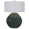 Uttermost 26385-1 Rhonwen Green Table Lamp