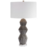 Uttermost 28203-1 Maxime Smokey Gray Table Lamp