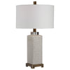 Uttermost 28346-1 Irie Crackled Taupe Table Lamp