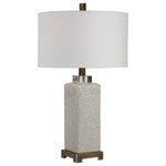 Uttermost 28346-1 Irie Crackled Taupe Table Lamp