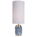 Uttermost 28340-1 Morrisey Blue Buffet Lamp