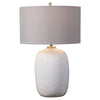 Uttermost 28390-1 Winterscape White Glaze Table Lamp