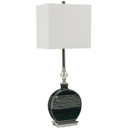 Recina Dark Teal Buffet Lamp-Uttermost