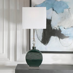 29787-1 Recina Dark Teal Buffet Lamp