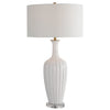 Uttermost 28374-1 Strauss White Ceramic Table Lamp