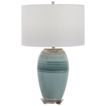 Uttermost 28437-1 Caicos Teal Table Lamp