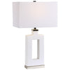 Uttermost 28426-1 Entry Modern White Table Lamp