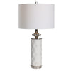 Uttermost 28428-1 Calia White Table Lamp