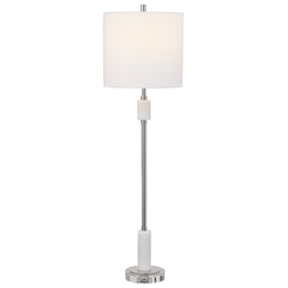 Uttermost 29793-1 Sussex Nickel Buffet Lamp