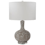 Uttermost 28483-1 Turbulence Distressed White Table Lamp