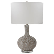 Uttermost 28483-1 Turbulence Distressed White Table Lamp
