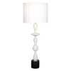 Uttermost 29796-1 Inverse White Marble Table Lamp