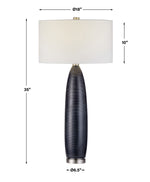 Uttermost 29797 Cullen Blue Gray Table Lamp