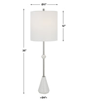 Uttermost 29799-1 Chantilly Modern White Buffet Lamp