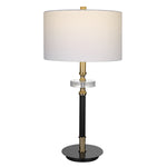 Uttermost 29991-1 Maud Aged Black Table Lamp