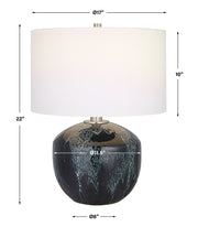 Highlands Deep Green Table Lamp