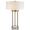 Uttermost 30013-1 Pantheon Brass Rod Table Lamp