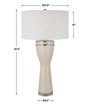 Amphora Off-White Glaze Table Lamp