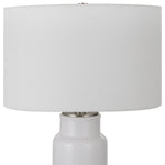 Albany White Farmhouse Table Lamp-Uttermost 