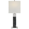 Uttermost 30060-1 Pilaster Black Marble Table Lamp