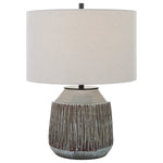 Uttermost 30062-1 Neolithic Blue-Gray Table Lamp