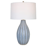 Uttermost 30161-1 Veston Blue Glaze Table Lamp