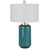 Uttermost 30151-1 Maui Aqua Blue Table Lamp