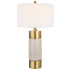 Uttermost 30124-1 Adelia Ivory & Brass Table Lamp