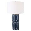 Uttermost 30163-1 Sinclair Blue Table Lamp