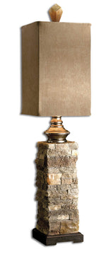 Uttermost 29093-1 Andean Layered Stone Buffet Lamp