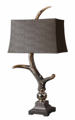 Uttermost 27960 Stag Horn Dark Shade Table Lamp