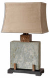 Uttermost 26321-1 Slate Square Table Lamp