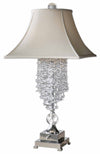 Uttermost 26894 Fascination II Silver Table Lamp