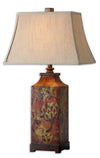Uttermost 27678 Colorful Flowers Table Lamp