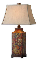 Uttermost 27678 Colorful Flowers Table Lamp