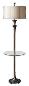 Uttermost 28235-1 Brazoria End Table Floor Lamp