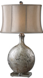 Uttermost 27428 Navelli Silver Table Lamp