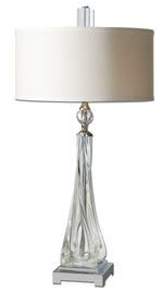 Uttermost 26294-1 Grancona Twisted Glass Table Lamp