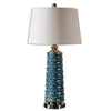 Uttermost 26567 Delavan Rust Blue Table Lamp