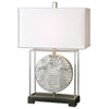 Uttermost 26181-1 Taratoare Polished Nickel Lamp