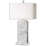 Uttermost 26182-1 Eumelia Silver Table Lamp
