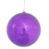 Vickerman M166466 4.75" Purple Mercury Ball Ornament 4 Per Bag