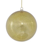 Vickerman M166408 4.75" Gold Shiny Mercury Ball Ornament 4 Per Bag