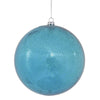 Vickerman M166412 4.75" Turquoise Shiny Mercury Ball Ornament 4 Per Bag