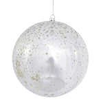 Vickerman M166507 6" Silver Shiny Mercury Ball Ornament 4 Per Bag