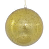 Vickerman M166508 6" Gold Shiny Mercury Ball Ornament 4 Per Bag