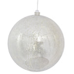 Vickerman M166707 10" Silver Shiny Mercury Ball Ornament