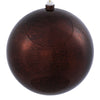 Vickerman M166675 8" Chocolate Mercury Ball Christmas Ornament Features A Shiny Finish