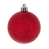 Vickerman M166403 4.75" Red Shiny Mercury Ball Ornament 4 Per Bag