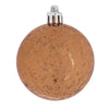 Vickerman M166476 4.75" Mocha Mercury Ball Ornament 4 Per Bag
